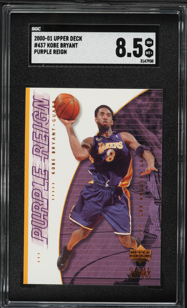2000 Upper Deck Purple Reign Kobe Bryant #437 SGC 8.5 NM-MT+ on