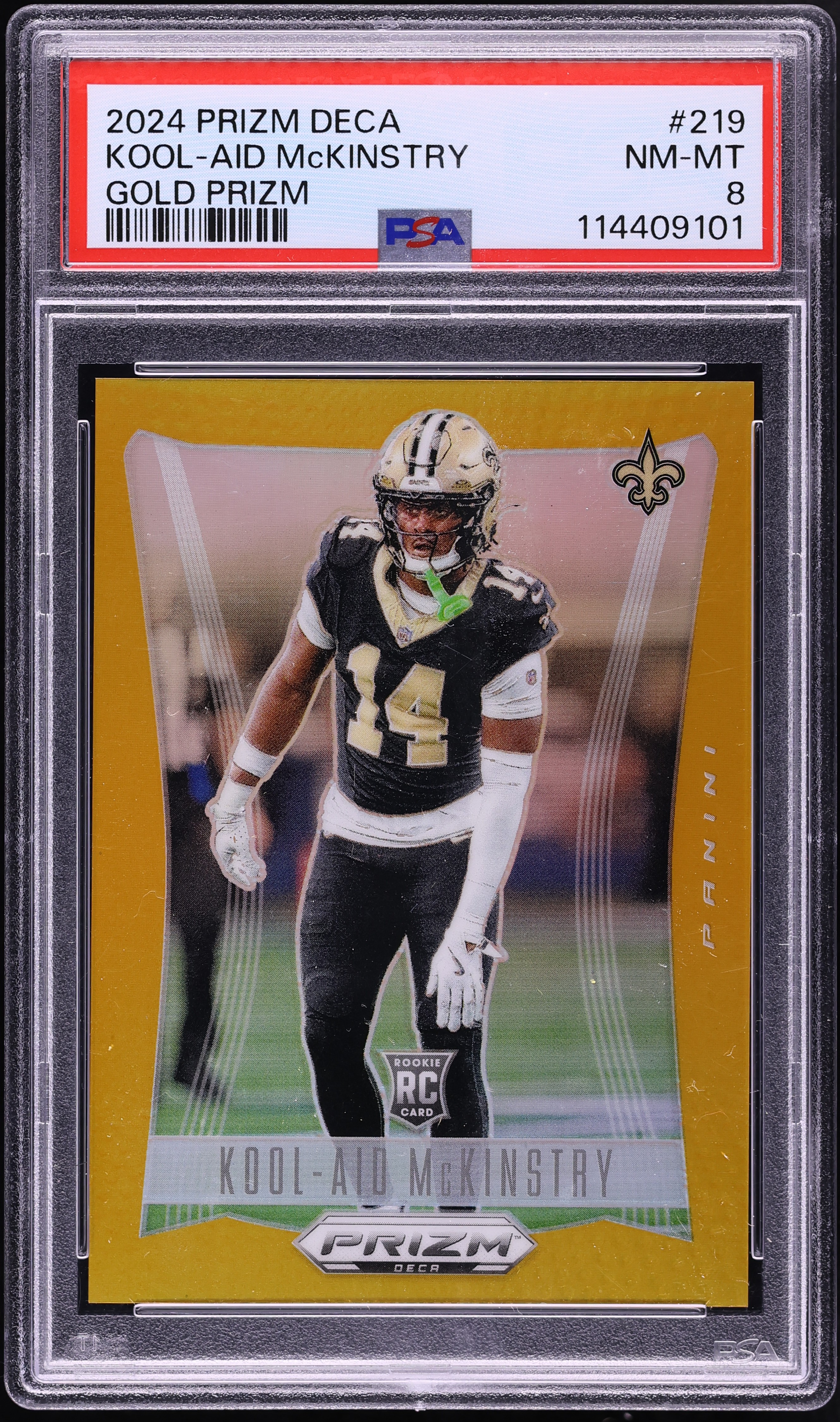 Panini Prizm 古橋亨梧 10枚限定 Gold RC ルーキー カード 2024 Panini Prizm Deca Gold Prizm Kool-Aid McKinstry ROOKIE 10/10