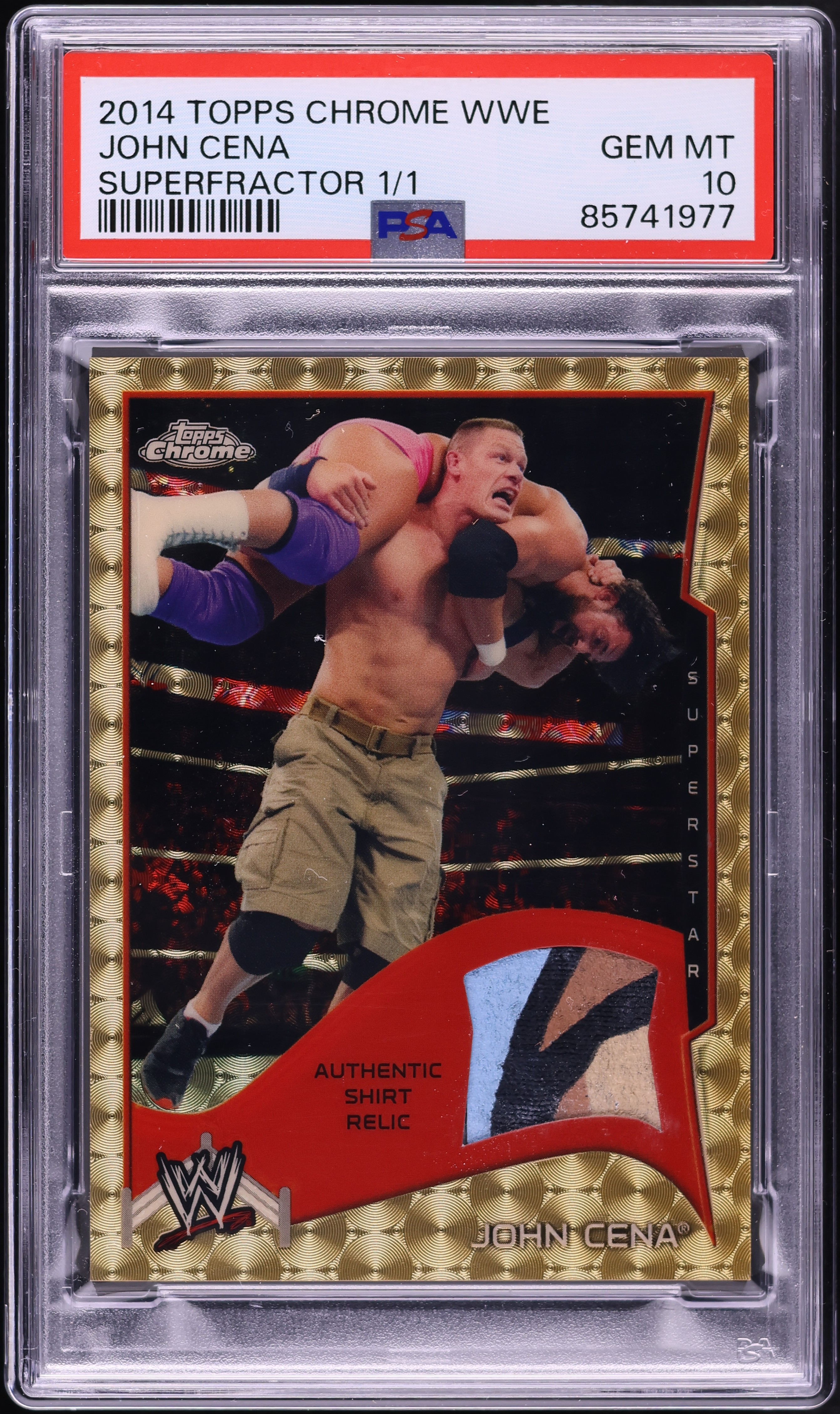 WWE AKSANA AUTO 2014 TOPPS Chrome On Card Autograph Signature