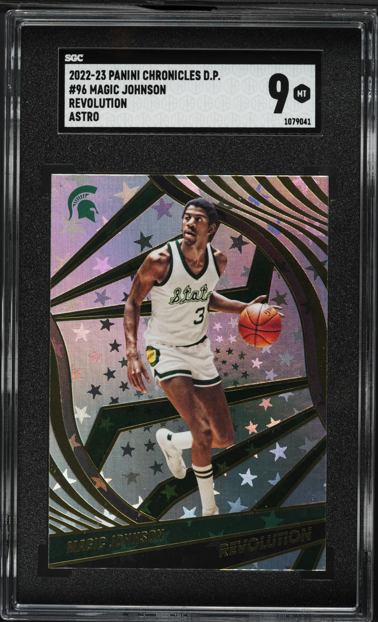 2022 Panini Chronicles Draft Picks Revolution Astro Magic Johnson #96 SGC 9 MINT
