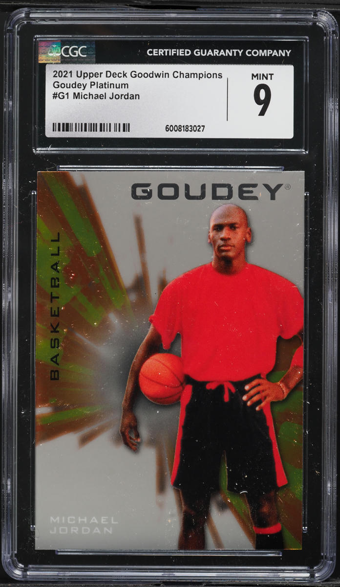 2021 Upper Deck Goodwin Champions Goudey Platinum Michael Jordan