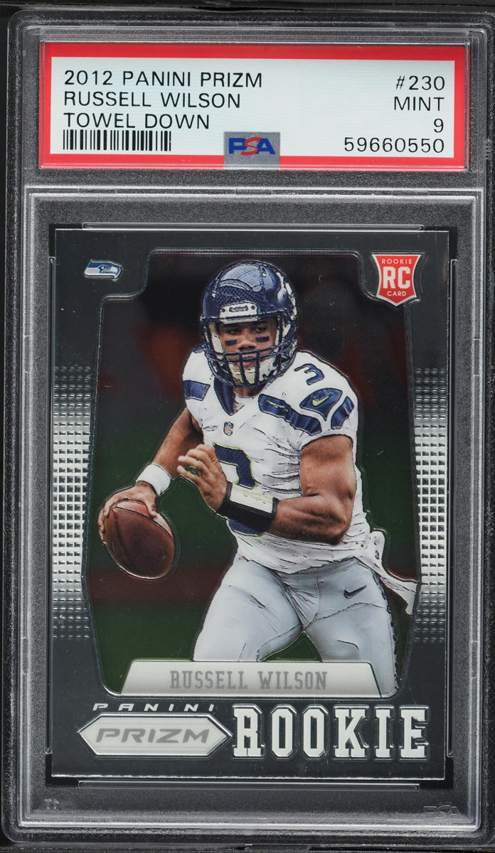 2012 Panini Prizm Russell Wilson ROOKIE #230 PSA 9 MINT