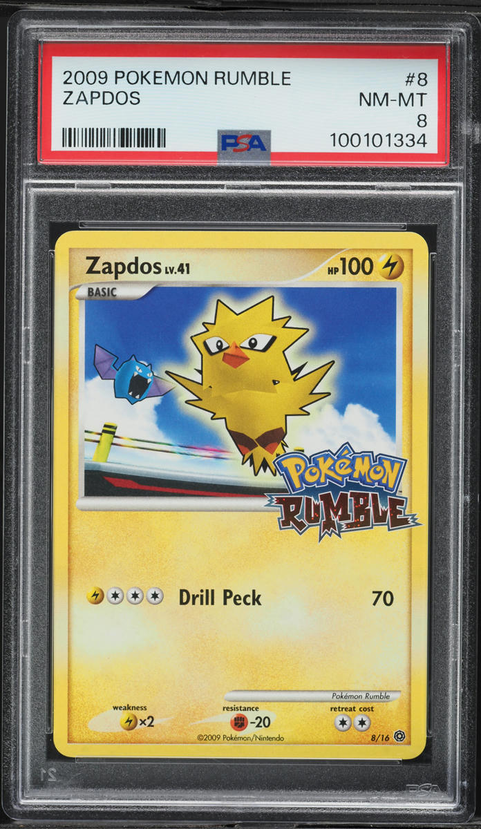 2009 Pokemon Platinum Rumble Zapdos #8 PSA 8 NM-MT
