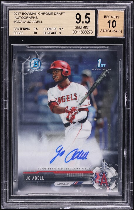 2018 Bowman Chrome Refractor Brandon Marsh ROOKIE AUTO /499 #BCPA