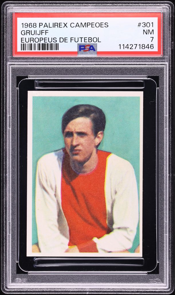 1968 Palirex Campeoes Europeus De Futebol Johan Cruyff #301 PSA 7 NRMT