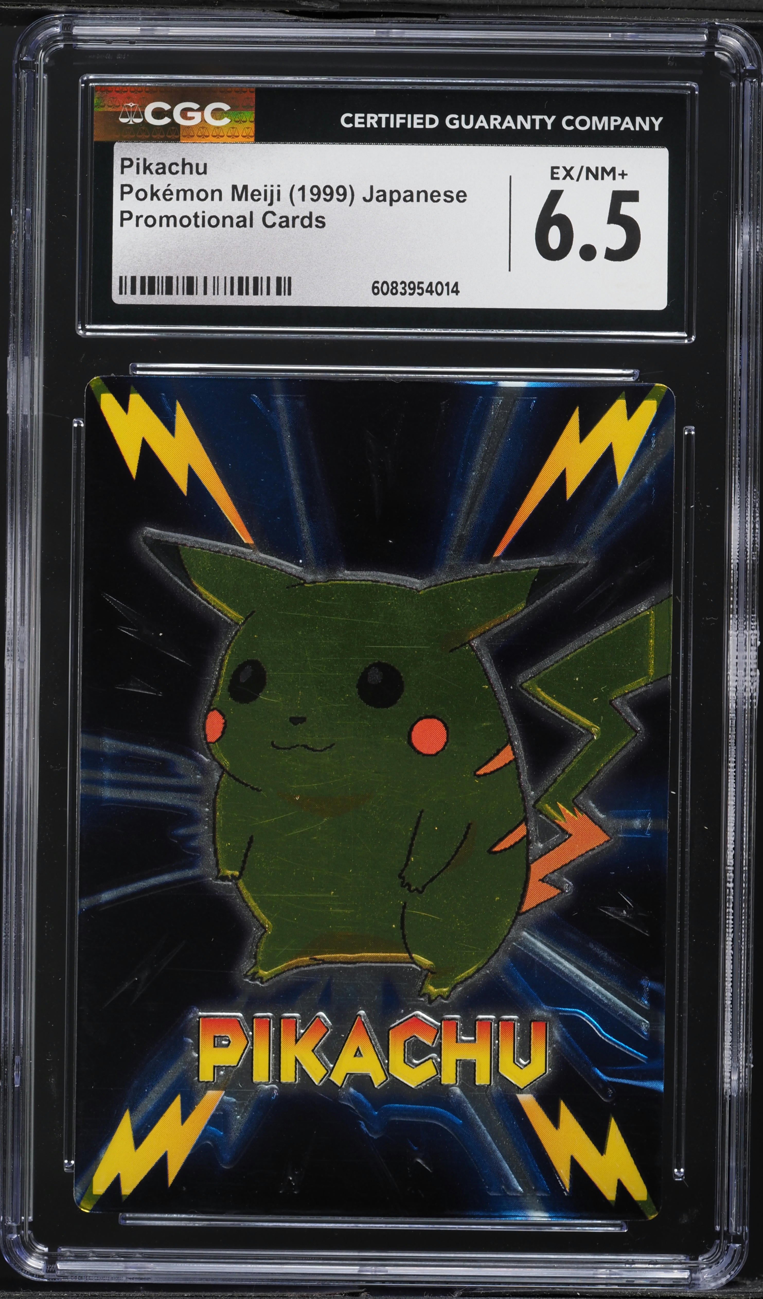 1999 Pokemon Japanese Meiji Promotional Cards Pikachu CGC 6.5
