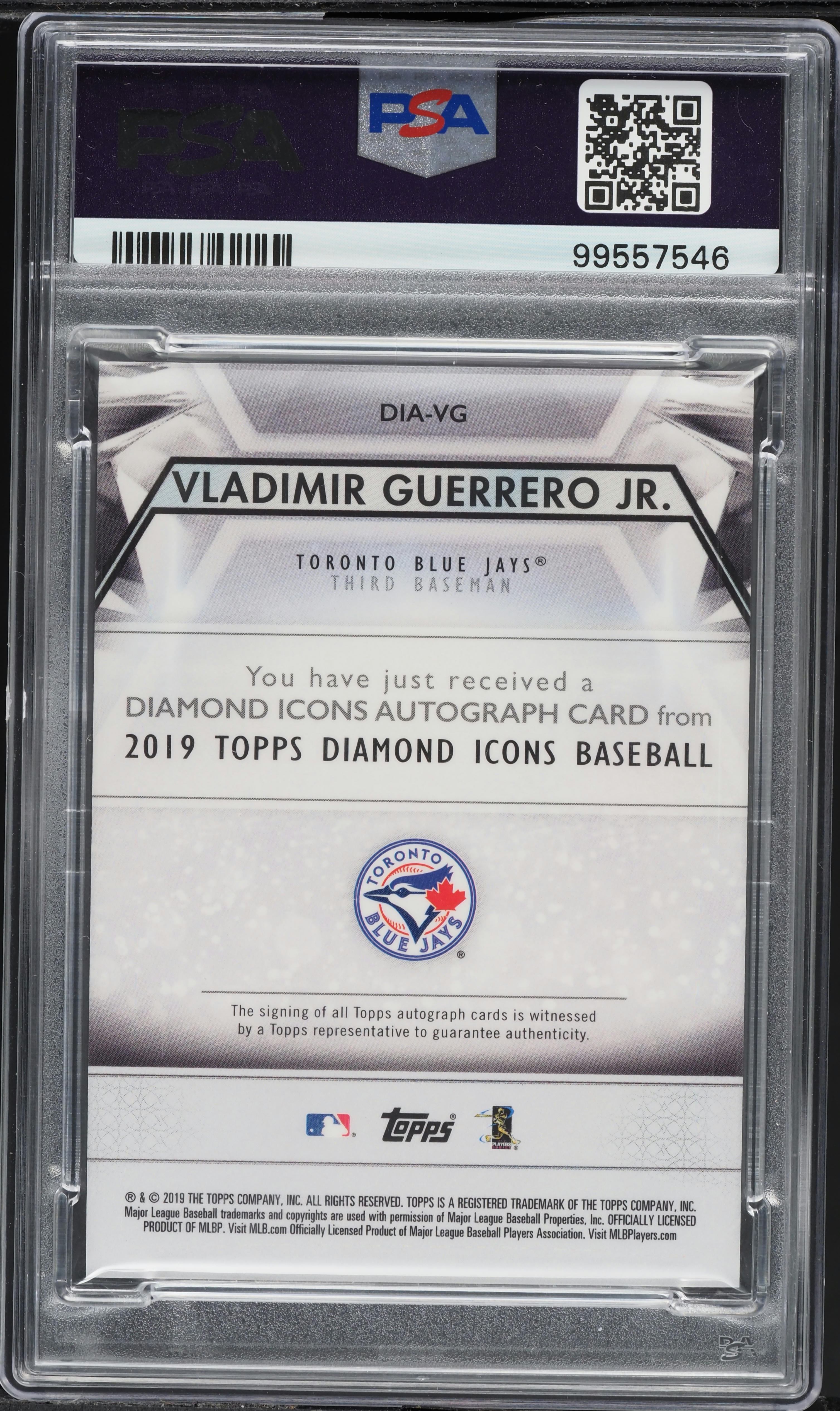 2019 Topps Diamond Icons Diamond Icons Vladimir Guerrero Jr. RC