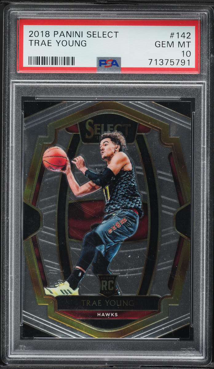 2018 Select Premier Level Trae Young ROOKIE #142 PSA 10 GEM MINT