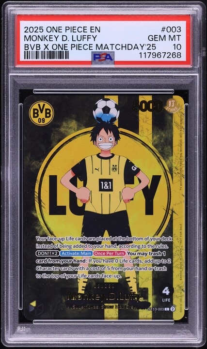 2025 One Piece Promos BVB Match Day '25 Monkey D. Luffy L #ST13