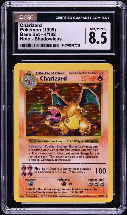 charizard holographic card worth Amazon.com: Pokemon - Charizard ex 228/197 - Obsidian Flames - Hyper Rare main image 1
