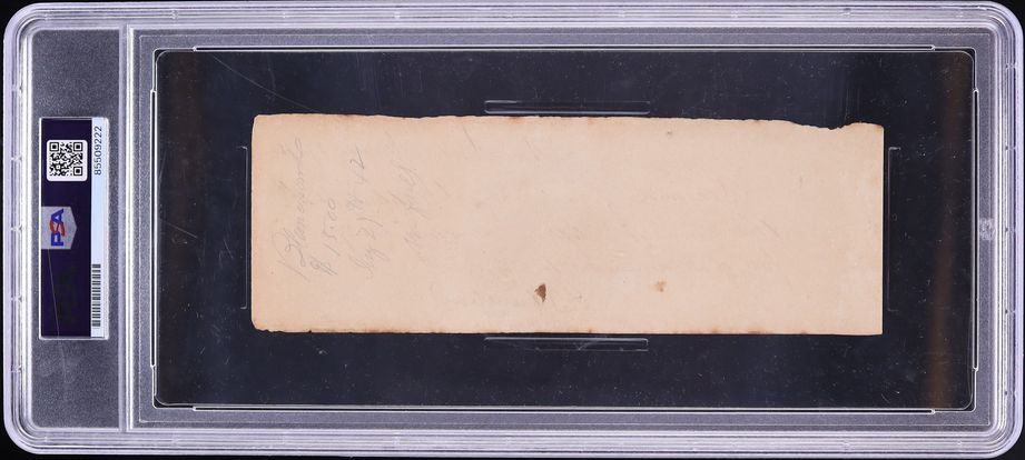 Signed Alexander Cartwright Cut - PSA/DNA COA