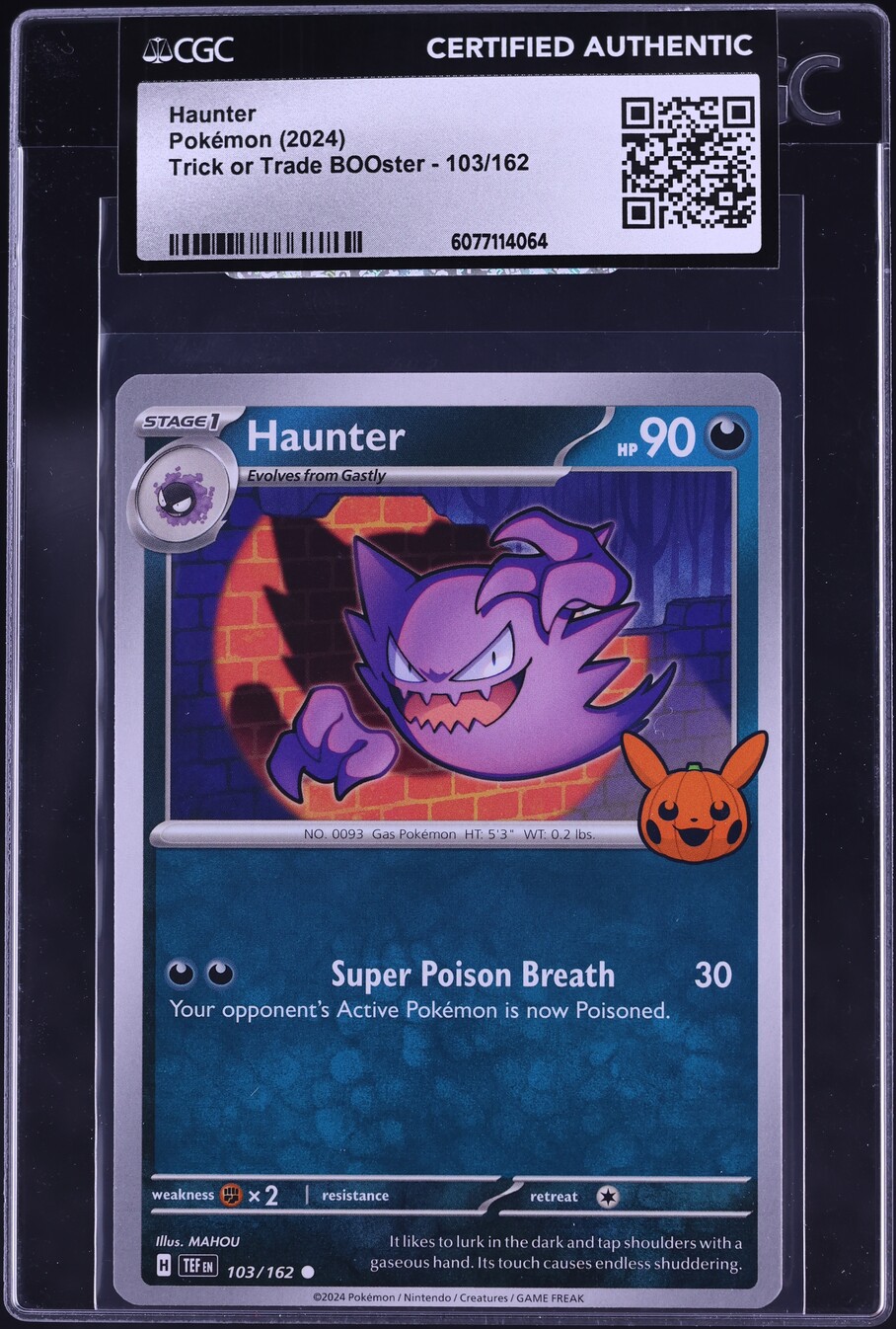 2024 Pokemon SV Temporal Forces Trick Or Trade BOOster Haunter