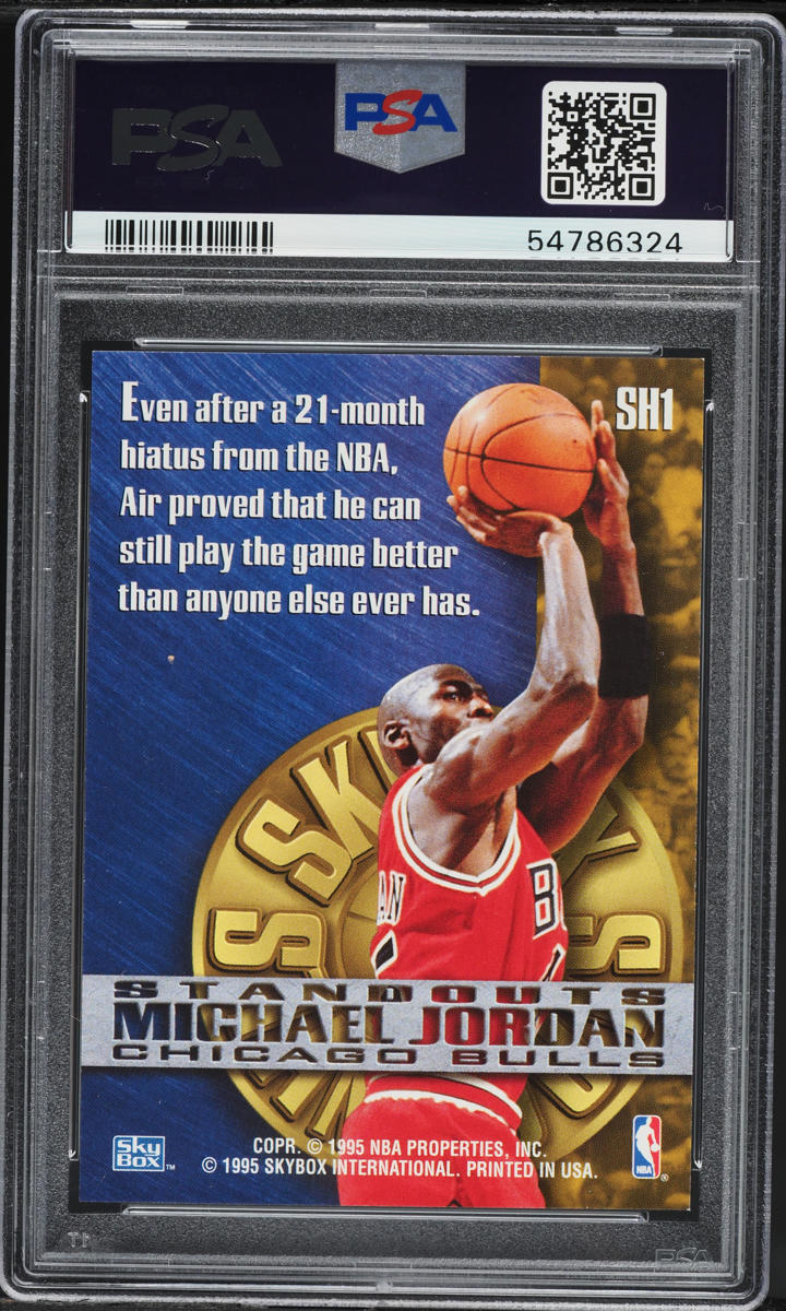 1995 Skybox Premium Standouts Hobby Michael Jordan #SH1 PSA 10 GEM MINT
