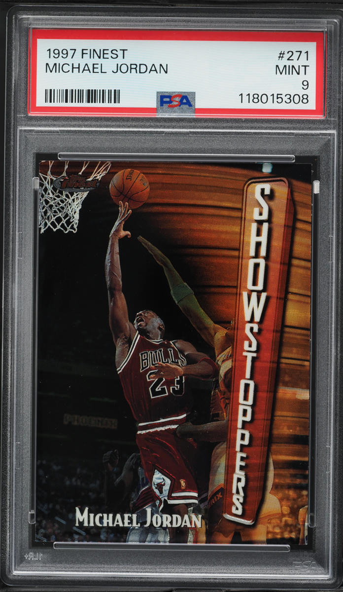 1997 Finest Basketball Michael Jordan #271 PSA 9 MINT on Fanatics