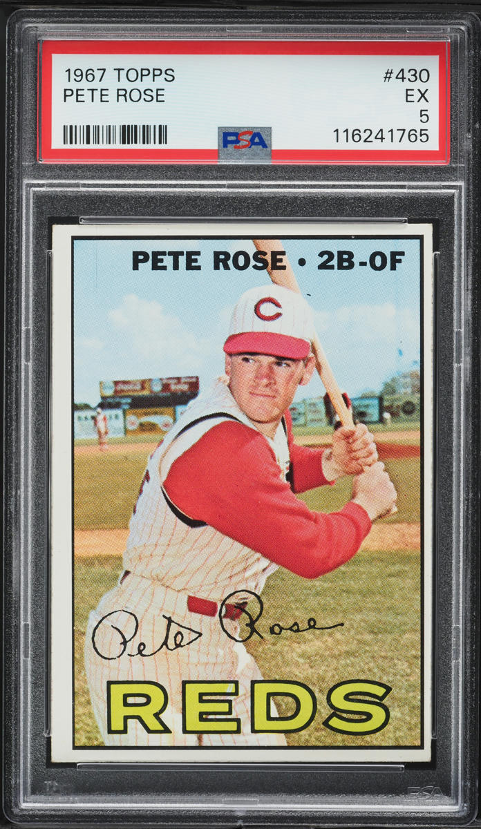 1967 Topps Pete Rose #430 PSA 5 EX