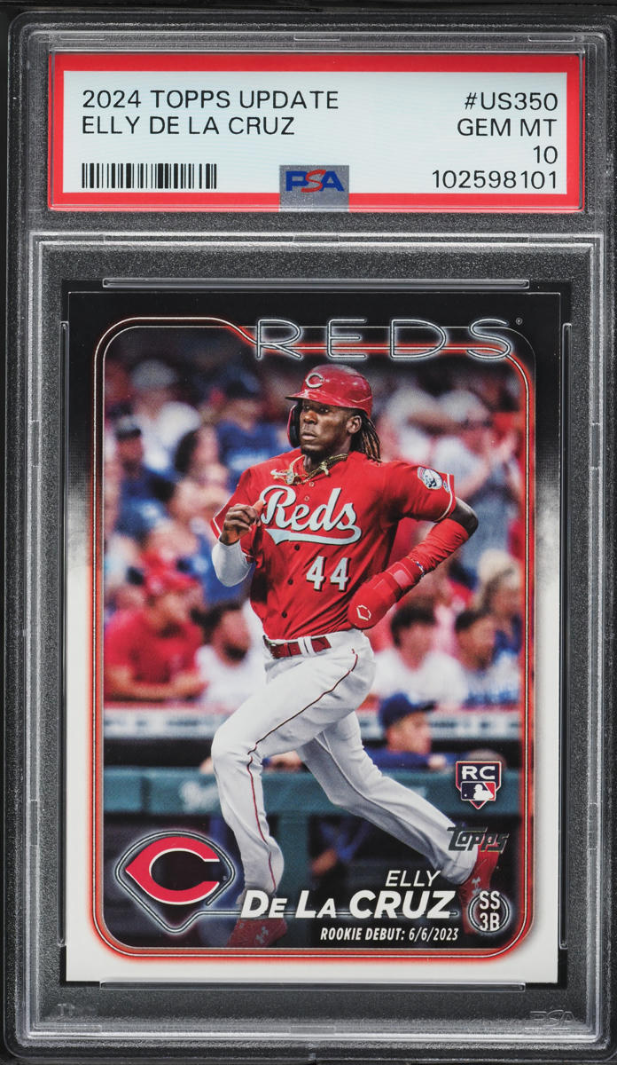 2024 Topps Update Elly De La Cruz ROOKIE #US350 PSA 10 GEM MINT