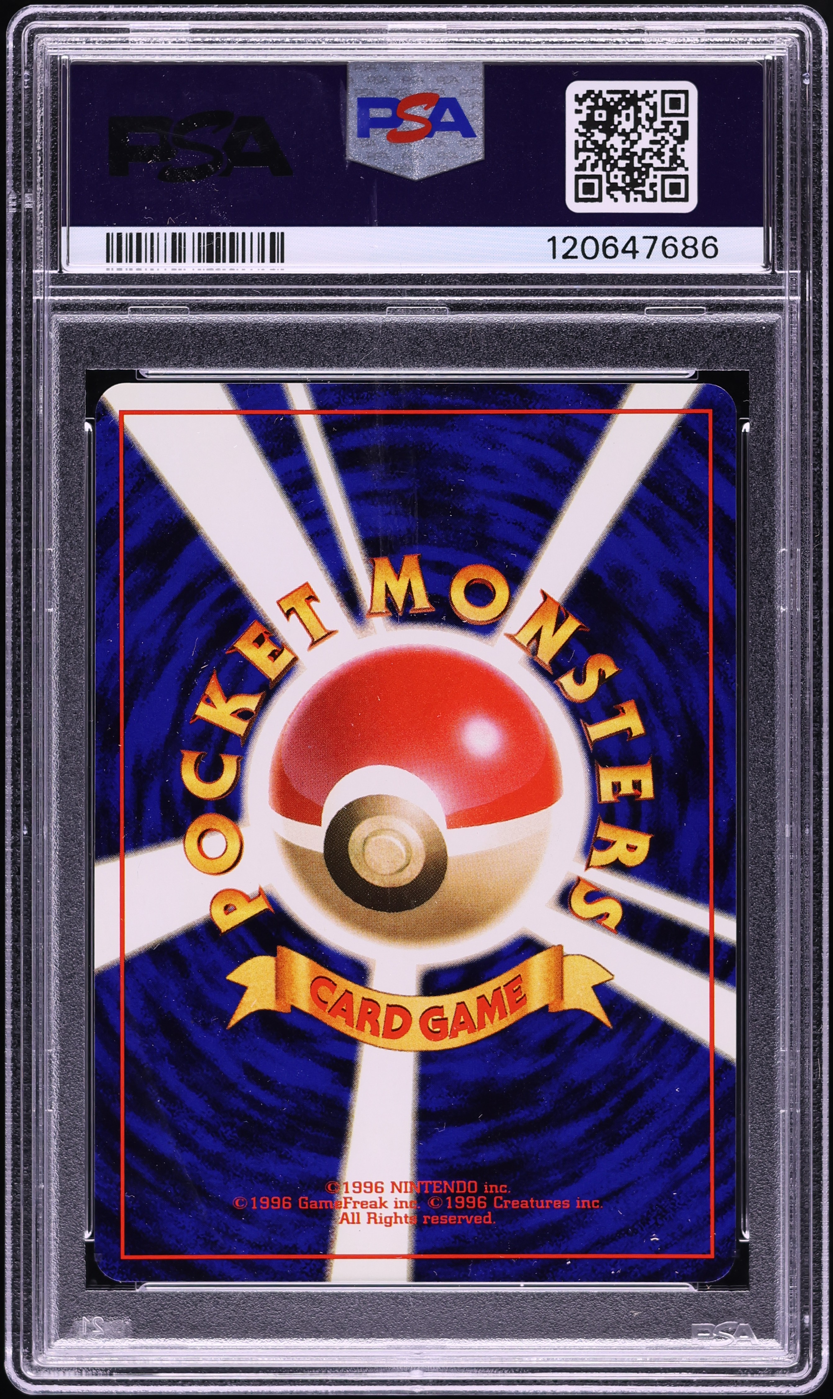 1996 Pokemon Japanese Base Set Arcanine #59 PSA 9 MINT on Fanatics