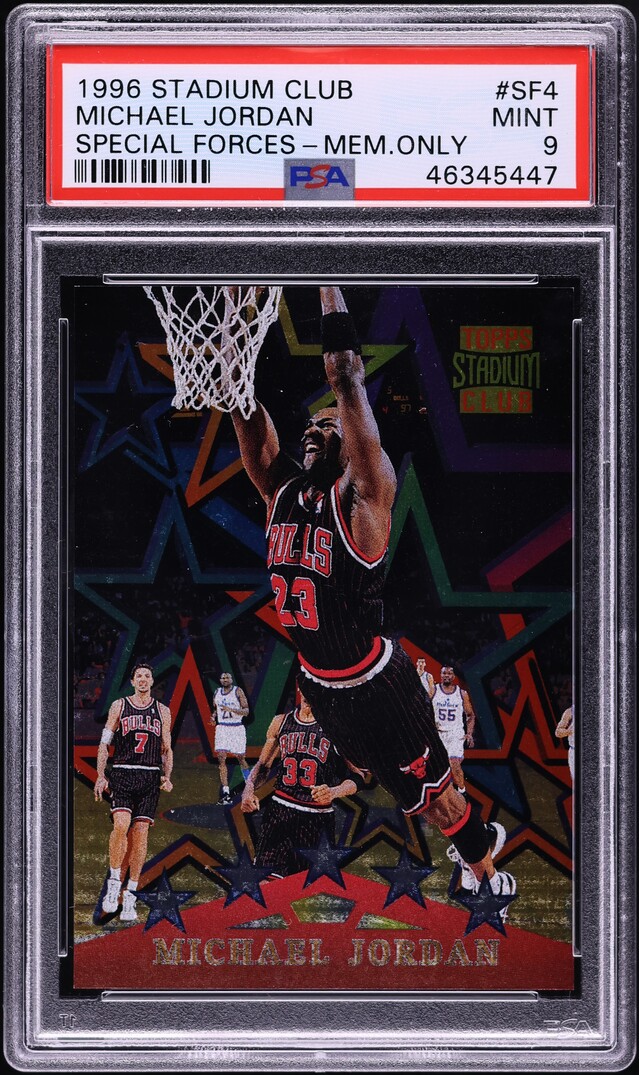 1996 Stadium Club Special Forces Members Only Michael Jordan #SF4
