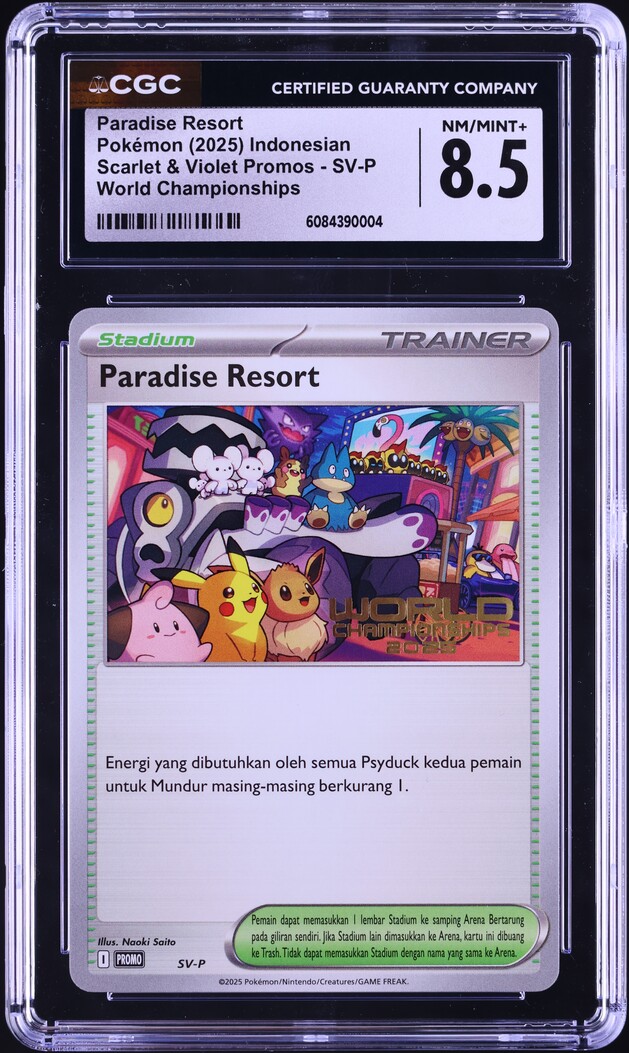 2025 Pokemon Korean SV Promo World Championships '25 Paradise