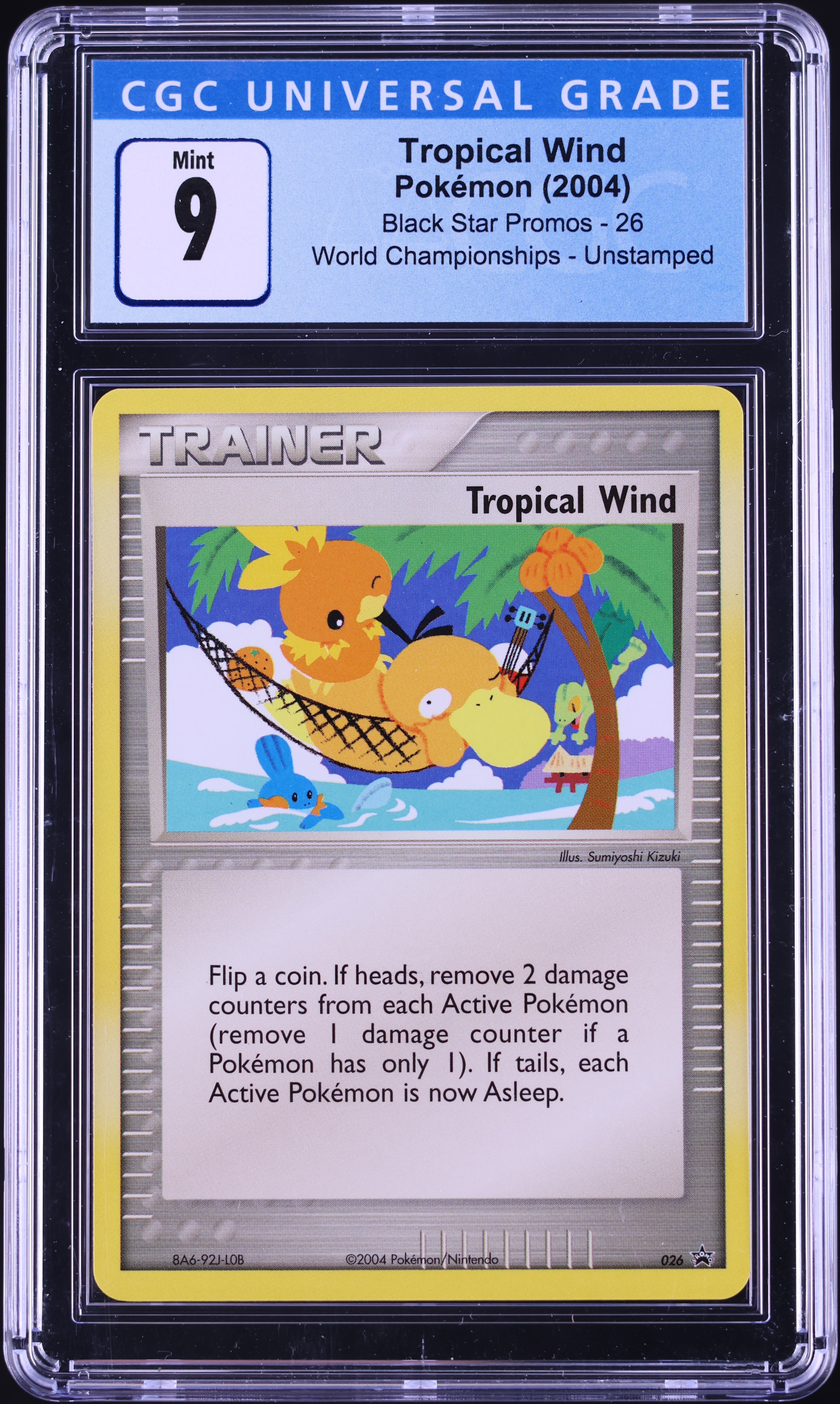 2004 Pokemon Promo World Championship Unstamped Tropical Wind #26