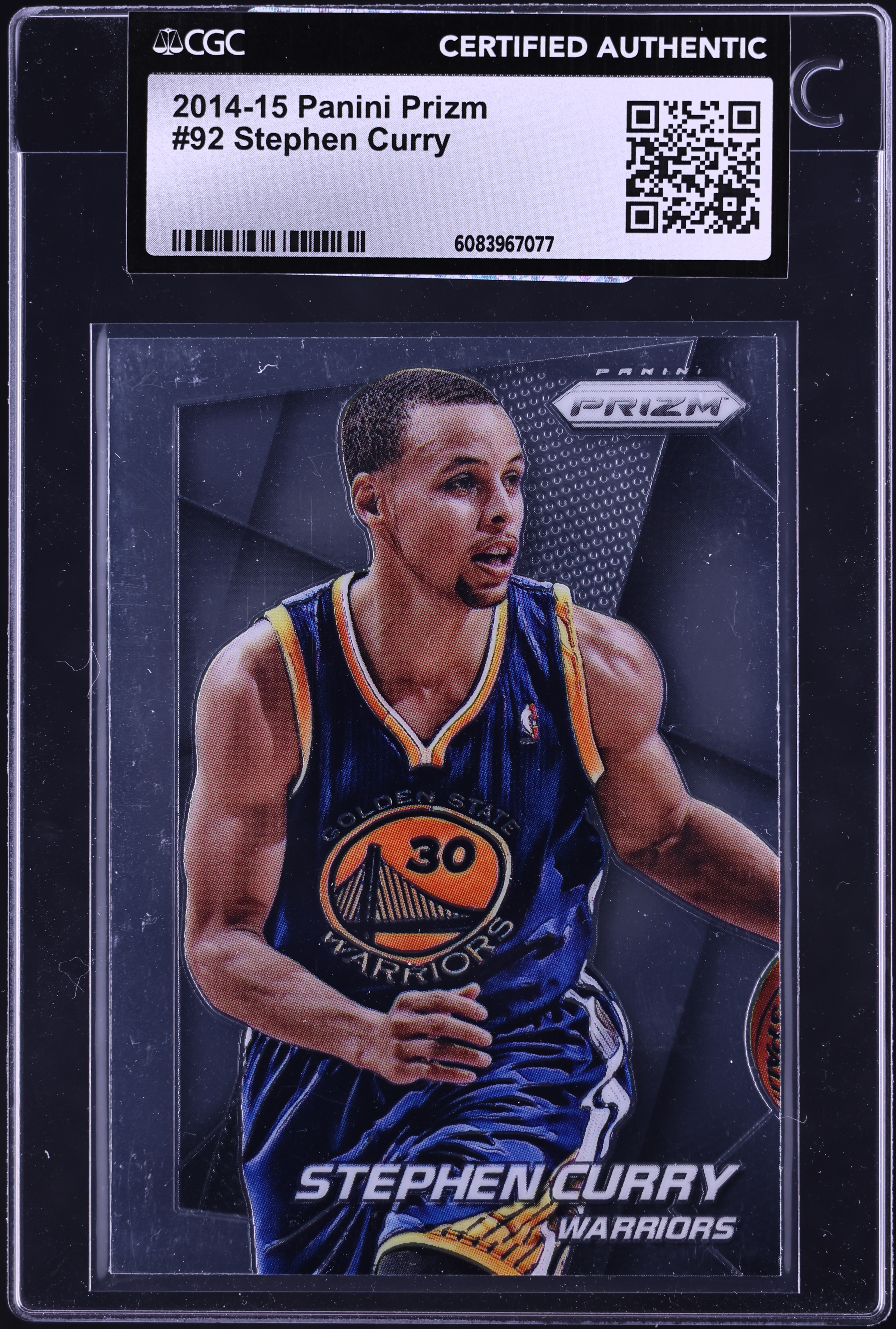 2014 Panini Prizm Stephen Curry #92 CGC AUTH on Fanatics Collect