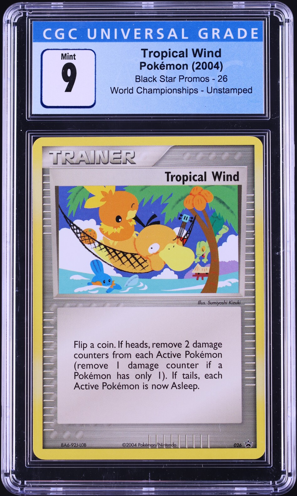 2004 Pokemon Promo World Championship Unstamped Tropical Wind #26