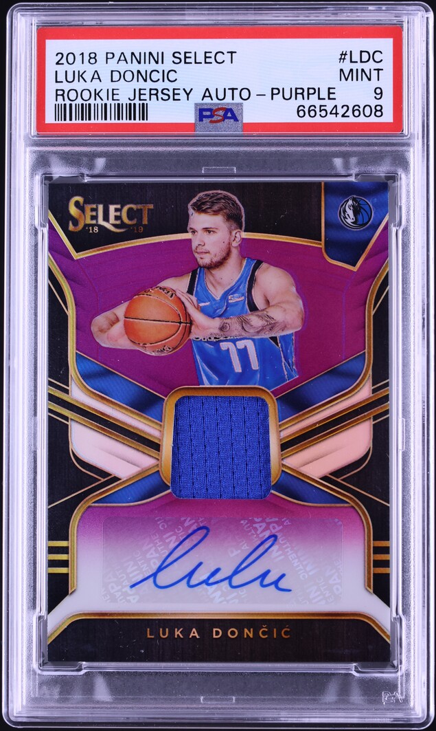 2018 National Treasures Luka Doncic ROOKIE NBA LOGOMAN PATCH AUTO
