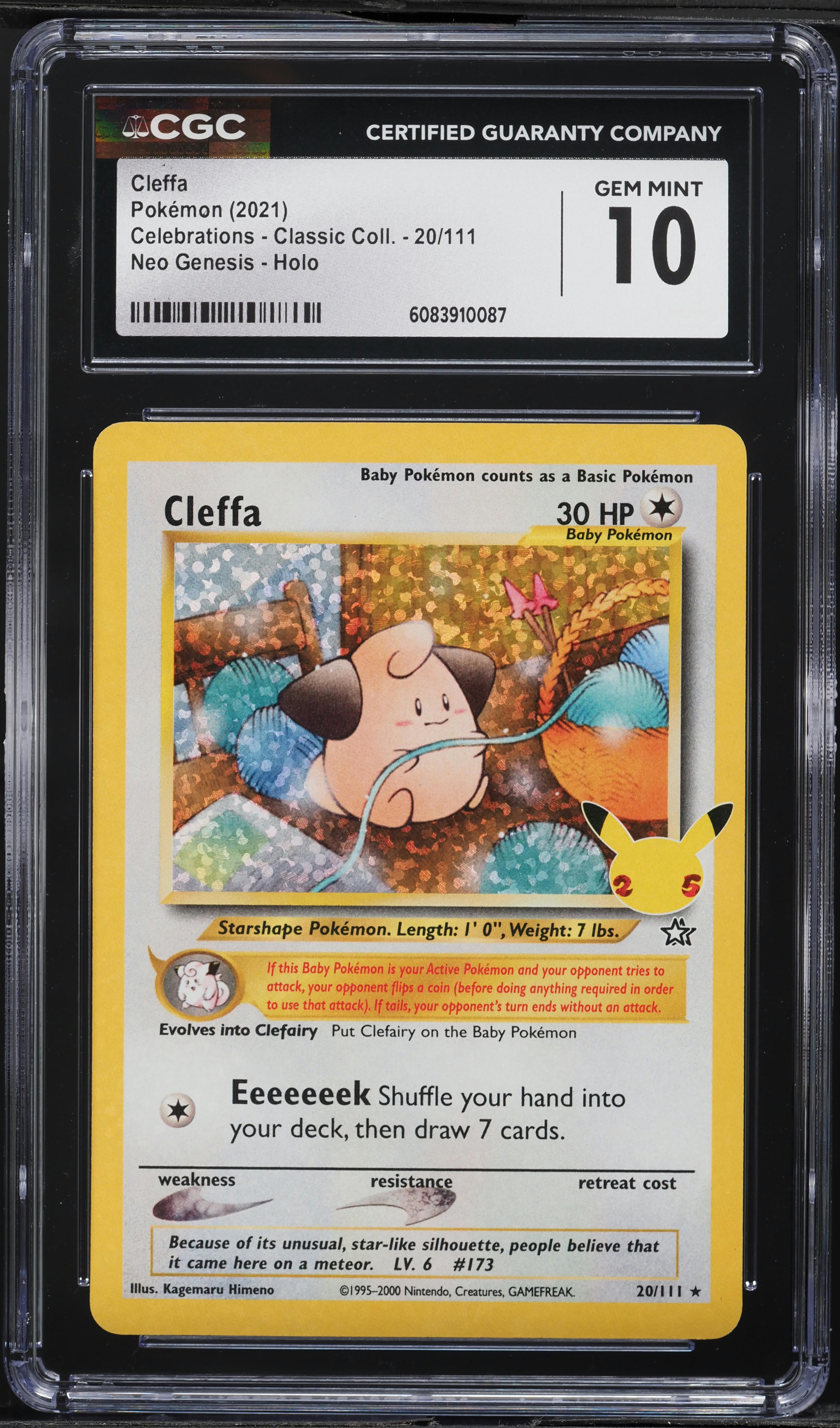 cleffa pokemon card POKMON GAME sv3 113/108 AR Fairy Ability Excitable Draw Once during your turn (before your attack) Cleffa AR hitting harder