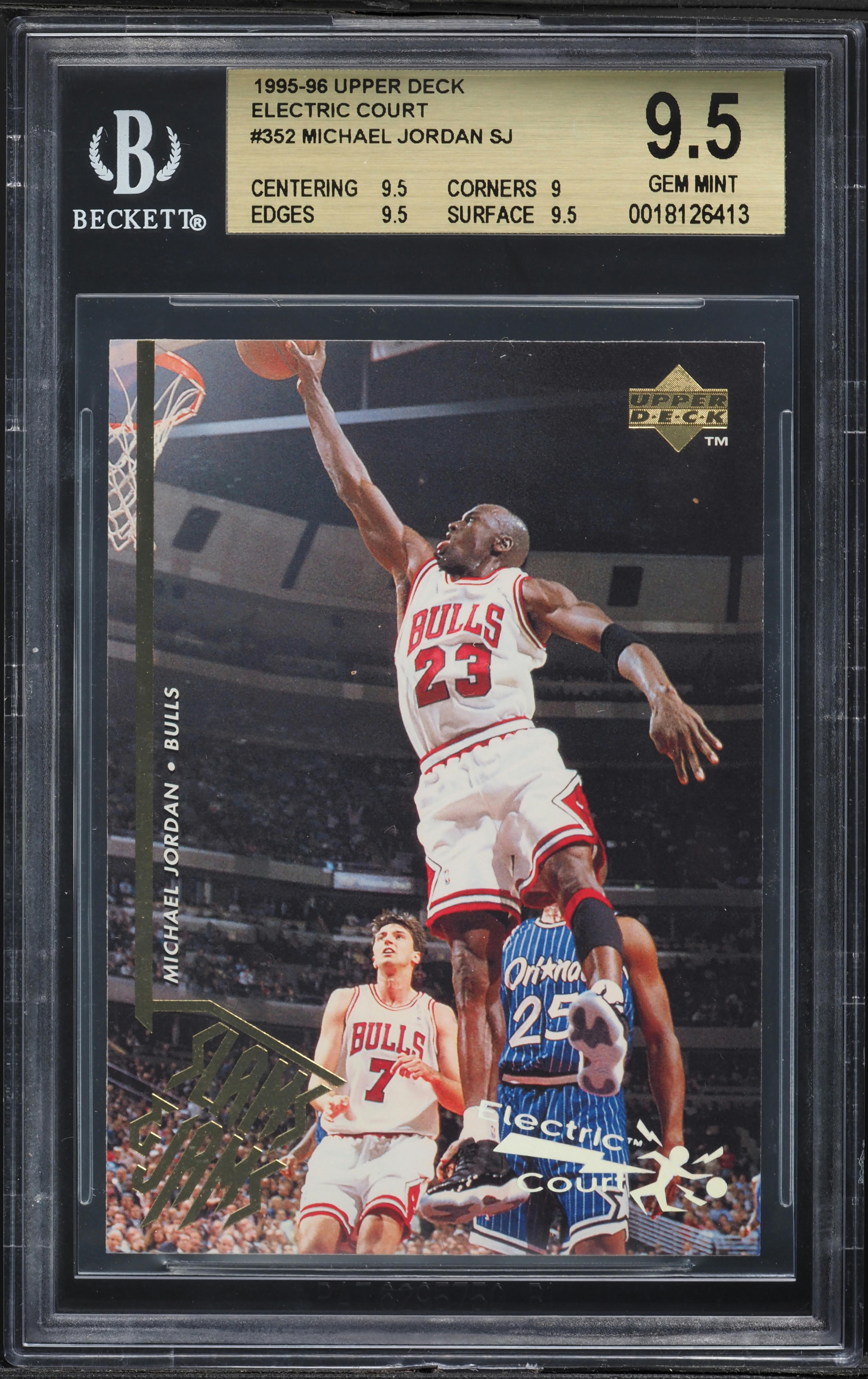 1995 Upper Deck Electric Court Michael Jordan #352 BGS 9.5 GEM 