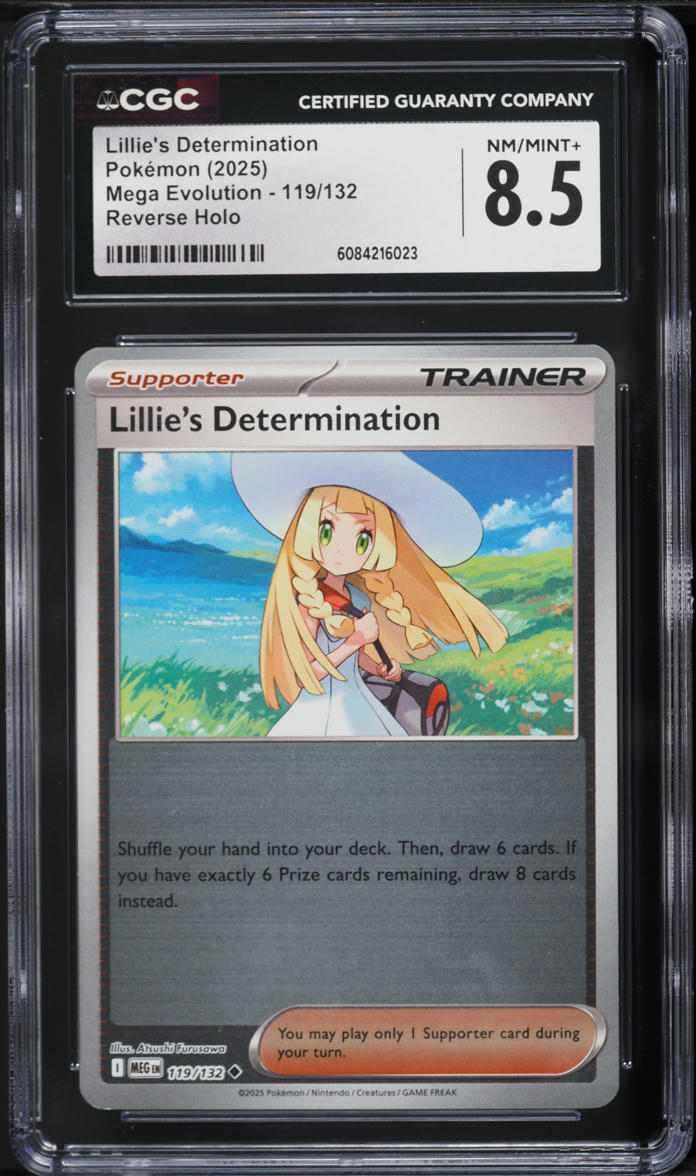 2025 Pokemon Mega Evolution Reverse Holo Lillie's Determination