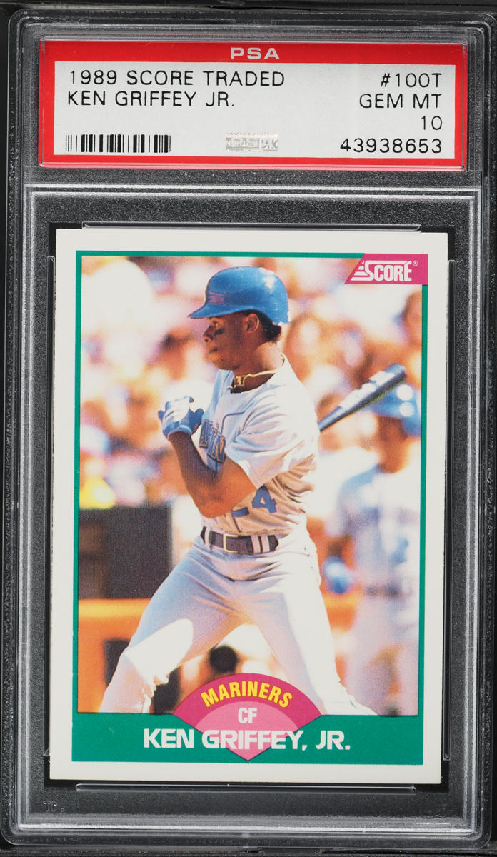 1989 Score Traded Ken Griffey Jr. ROOKIE #100T PSA 10 GEM MINT