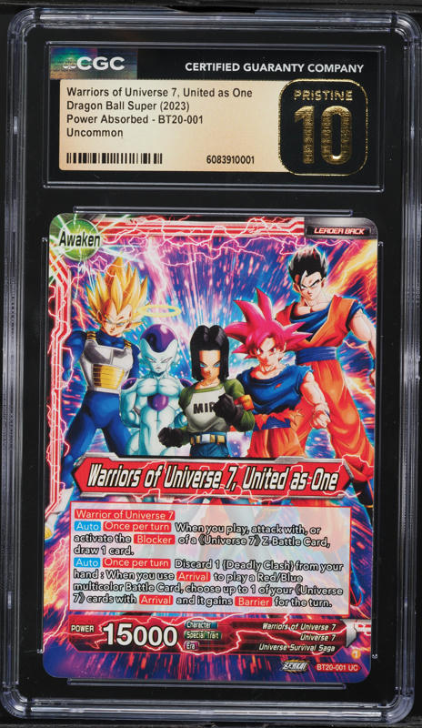 dragon ball super card game arrival BGS 10 BLACK LABEL BT8-136 SCR SS4 Vegeta, Peak of Primitive Power [Go main image 1