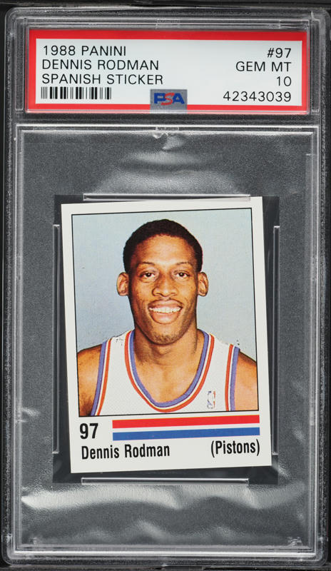 1998 Metal Universe Precious Metal Gems PMG Dennis Rodman /50 #16