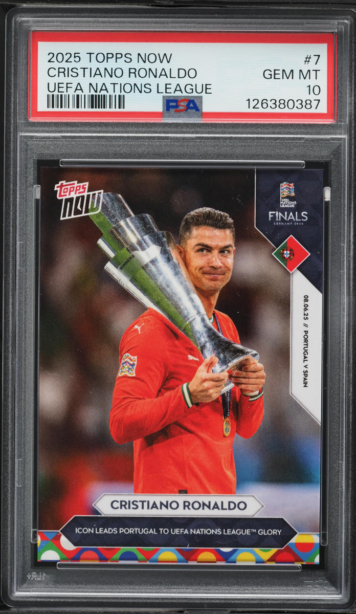 その他 PSA10 20-21 TOPPS UCL JAPAN /75 RONALDO 2025 Topps Now UEFA Nations League Cristiano Ronaldo #7 PSA 10 GEM