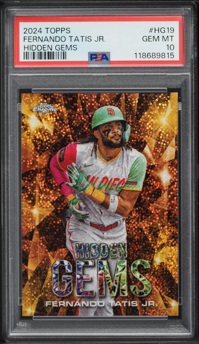 2024 Topps Hidden Gems Fernando Tatis Jr. #HG-19 PSA 10 GEM 2024 Topps Hidden Gems Fernando Tatis Jr. #HG-19 PSA 10 GEM