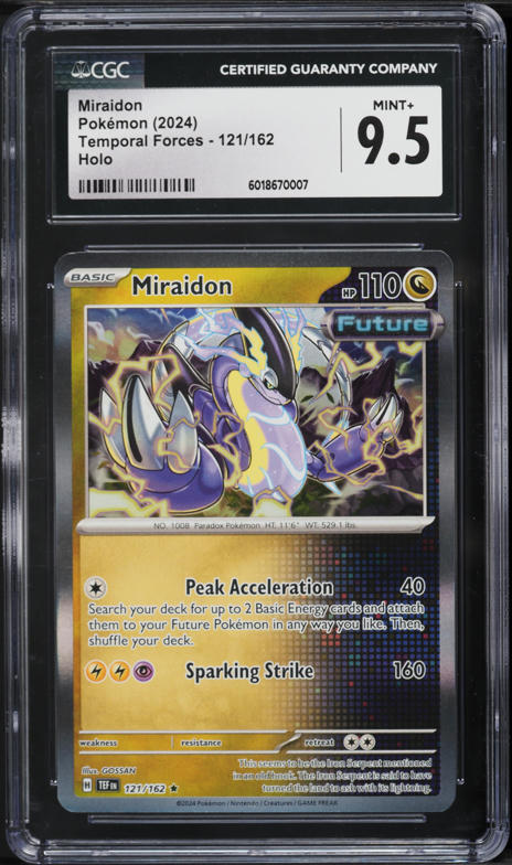 should i get my card graded Pokemon McDonald's Promo Holo Foil Miraidon 003/015 Trading Card – The  Misfit Mission Collectables main image 0