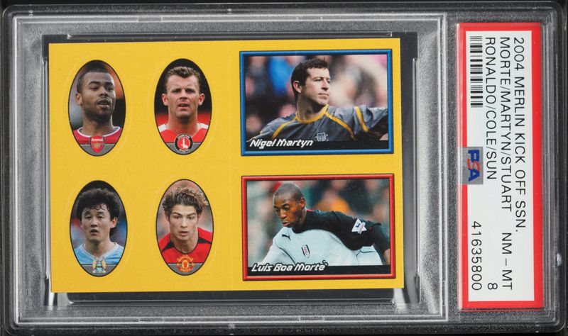 2004 Topps Premier Gold Cristiano Ronaldo ROOKIE #MU6 PSA 9 MINT