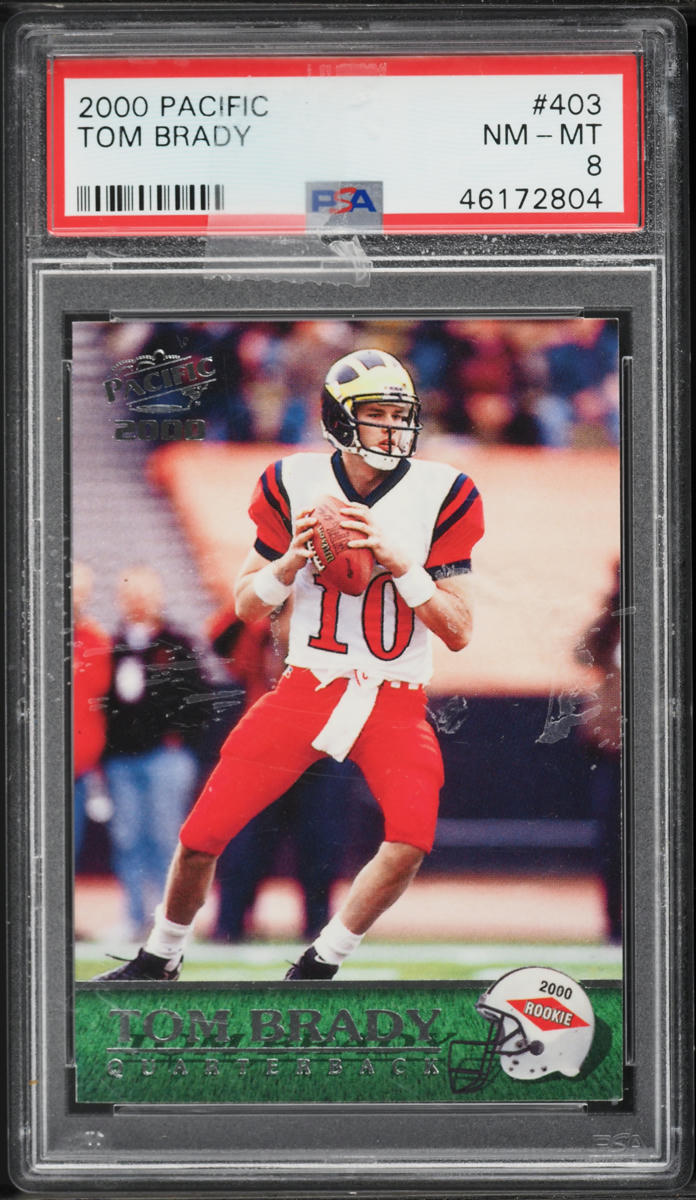 2000 Pacific Tom Brady ルーキーカード Tom Brady 2000 pacific rookie card #403 | eBay
