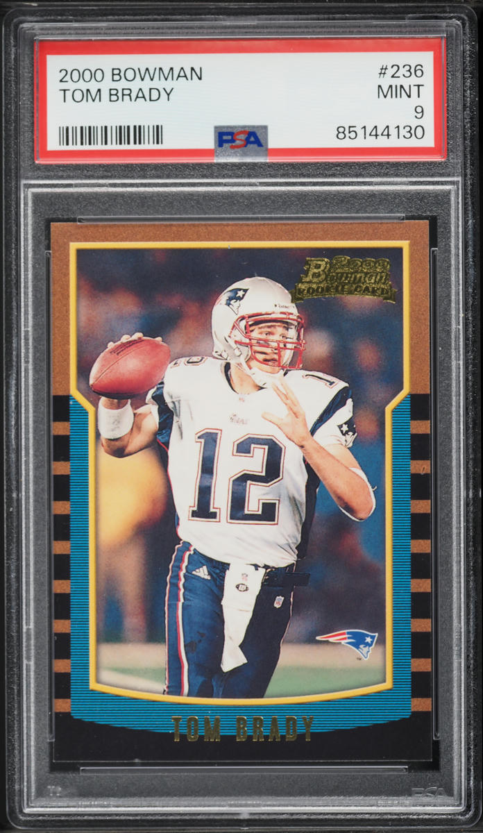 2000 Bowman Football Tom Brady ROOKIE #236 PSA 9 MINT