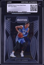 2019 Panini Prizm Draft Picks Tyler Herro ROOKIE #15 CGC AUTH on