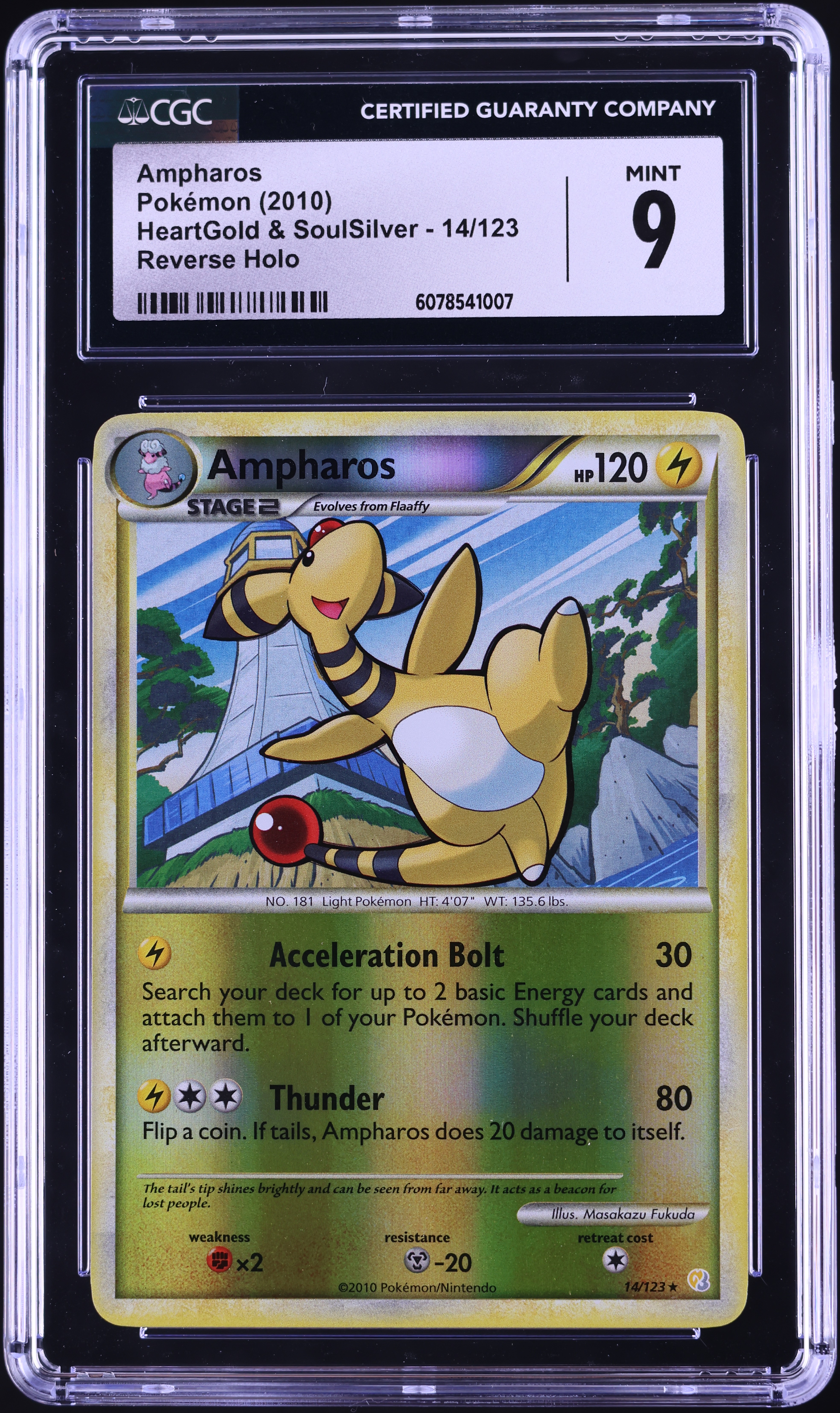 ampharos pokemon card value Single HS HEARTGOLD SOULSILVER (Reverse Holo) Evolves from Flaaffy Type Poke Drama | 🔍 Keeping