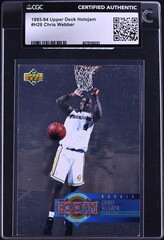 1993 Upper Deck Holojam Chris Webber ROOKIE #H28 CGC AUTH on