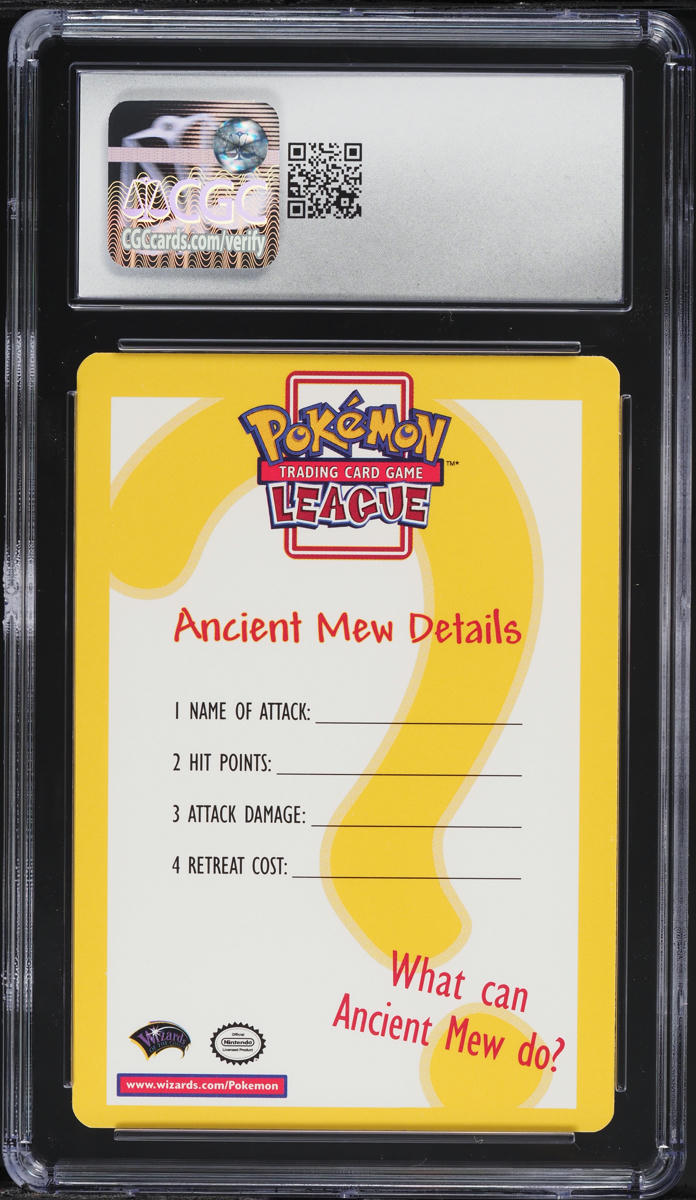 2000 Pokemon Insert Card Ancient Mew CGC 9 MINT on Fanatics Collect