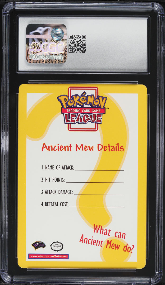 2000 Pokemon Insert Card Ancient Mew CGC 8.5 NM-MT+ on Fanatics