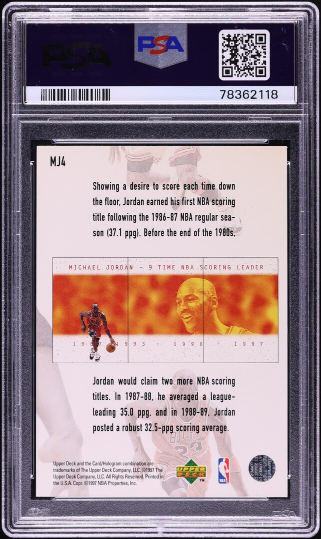 1997 Collector's Choice Japanese Jordan Commemorative Michael