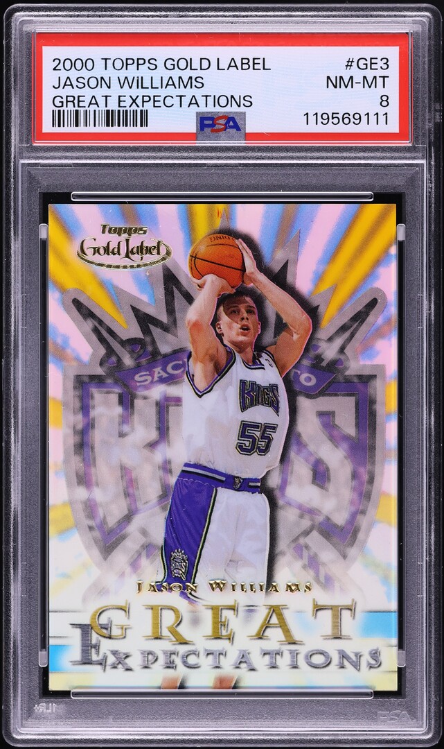 2000 Topps Gold Label Great Expectations Jason Williams #GE3 PSA 8 NM-MT