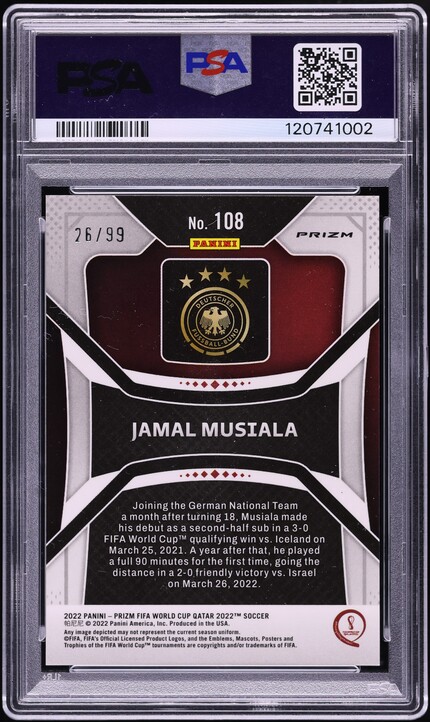 RC Topps Finest Jamal Musiala 99枚限定 カード RC Topps Finest Jamal Musiala 99枚限定 カード 2023 topps FINEST