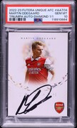 2022 Futera Unique AFC Triumph Diamond Martin Odegaard AUTO 1/1