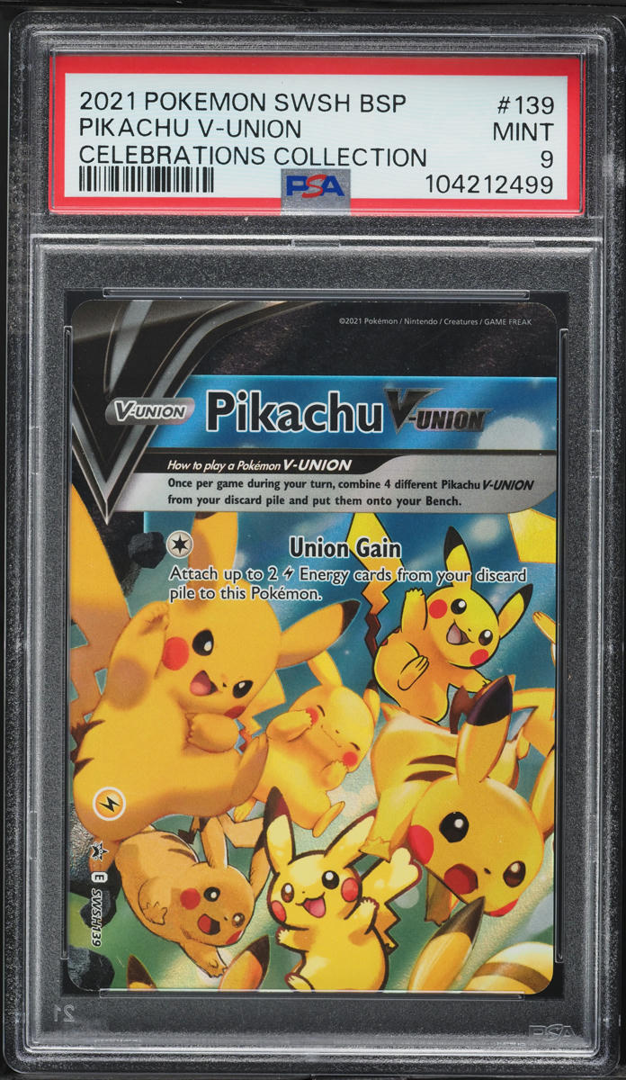 ピカチュウv 2021 Pokémon Pikachu PSA 9 Pikachu V Pokémon 2021 black star promos cgc 9 shining fates