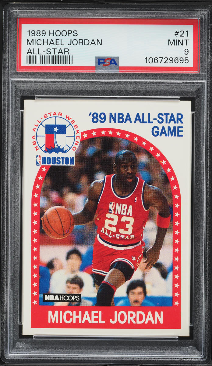1989 Hoops All-Star Michael Jordan #21 PSA 9 MINT